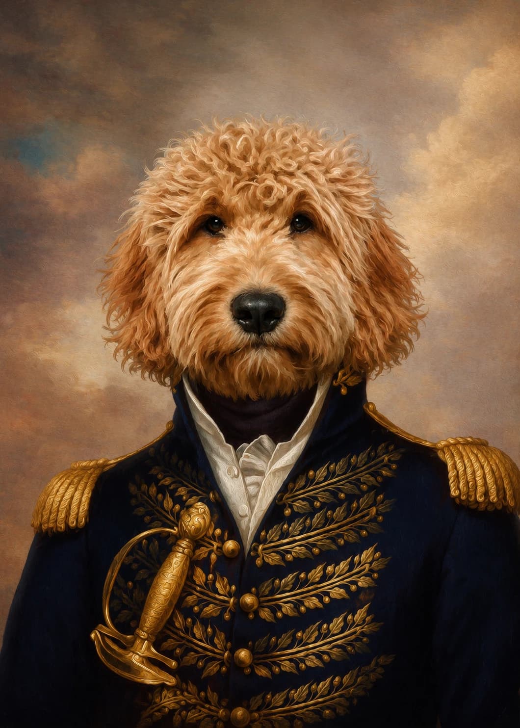 Admiral custom pet portrait