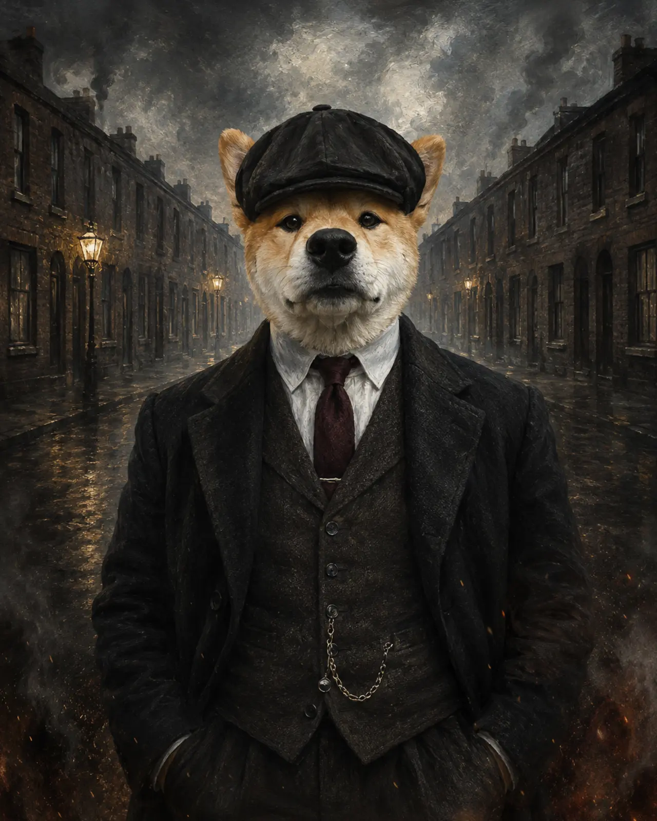 Pawky Blinders portrait style