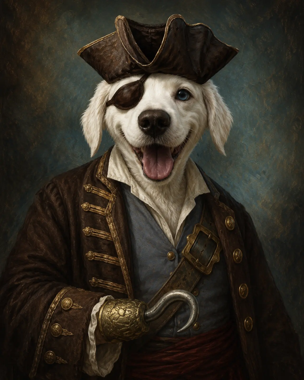 Pirate portrait style