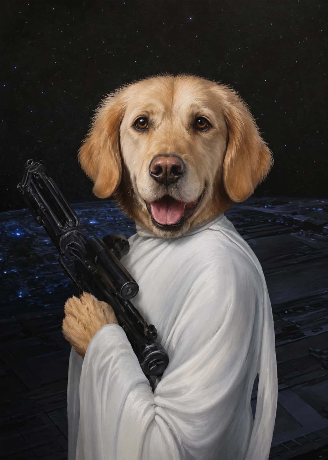 Princess Pawleia custom pet portrait