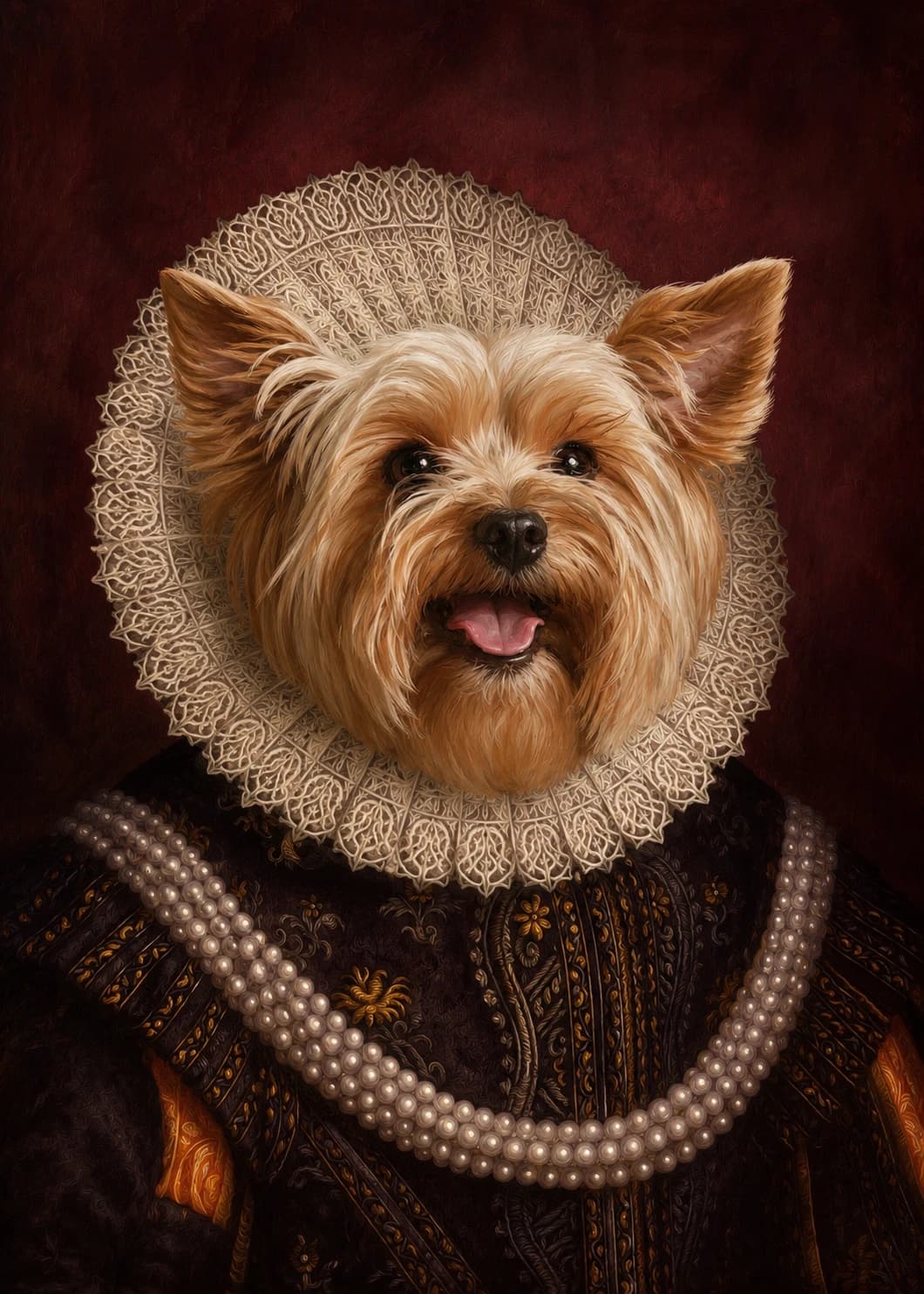 Queen custom pet portrait
