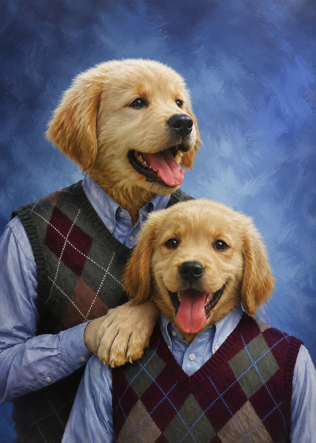 Step Doggos portrait style