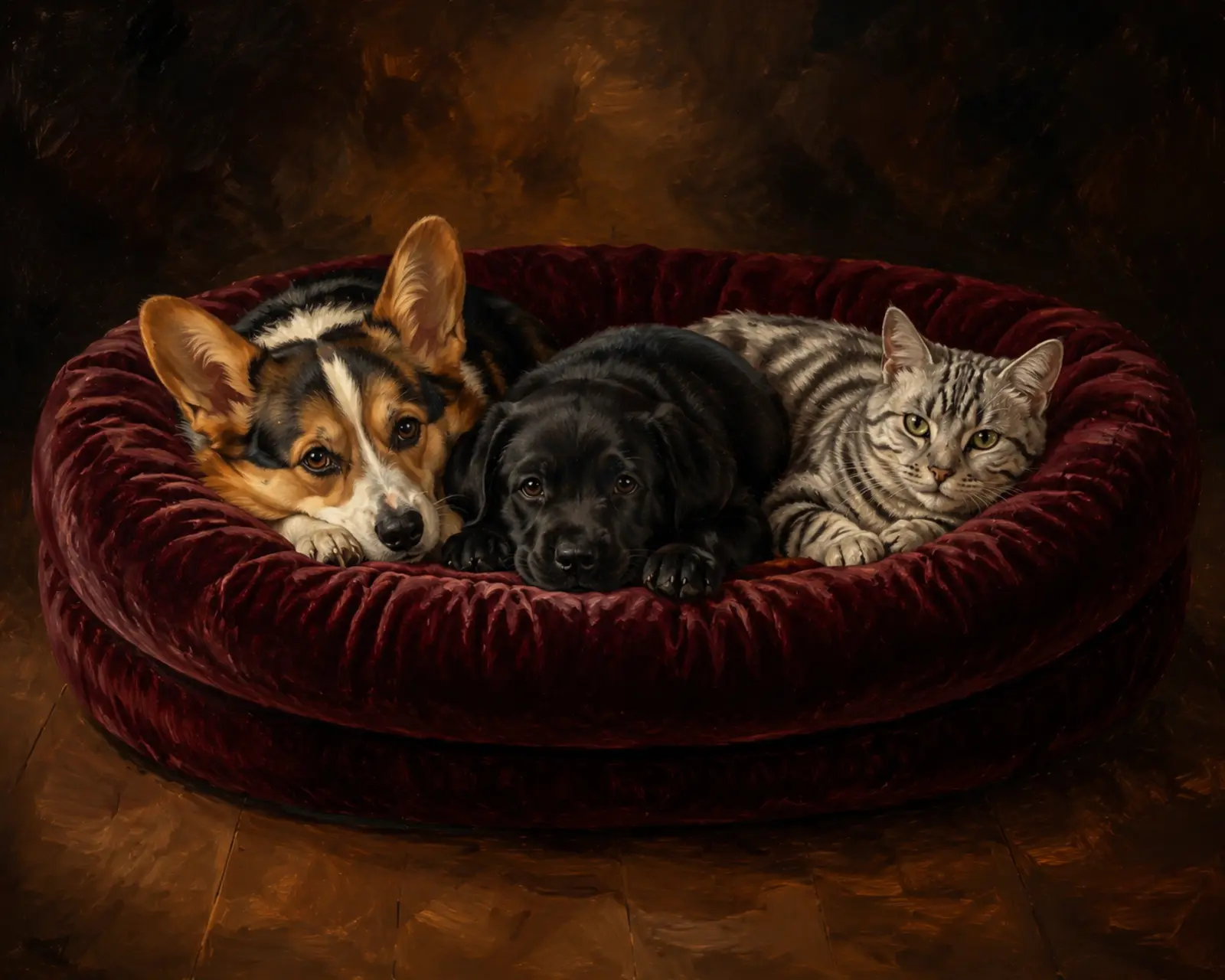 The Pack portrait style